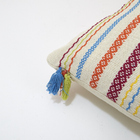 Almofada Boho Cru Colorido Mello
