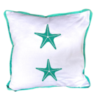 Almofada Bordada Estrela Marinha 45x45cm