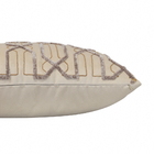 Almofada Bordada Geométrica 50x50 Veludo Com Enchimento