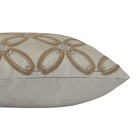 Almofada Bordada Geométrica 50x50 Veludo Com Enchimento