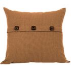 Almofada Botão Lounge Ráfia 40x40cm - Artesanal Teares - Marr