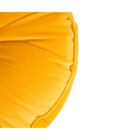 Almofada Botão Redonda Luxo Com Matelassê Lateral Perfil Mate