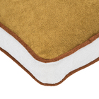 Almofada Boucl Retangular Carmel Mostarda 30x50