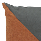 Almofada Quadrada Boucle Marrom 43x43cm Speciatta