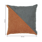 Almofada Quadrada Boucle Marrom 43x43cm Speciatta