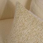 Almofada Boucle Offwhite & Amarelo Quadrada Tipo:completa