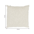 Almofada Bouclê Origem Cru 45x45cm