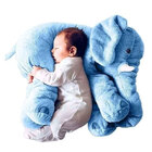 Almofada Buba Elefante Pelúcia Gigante Azul