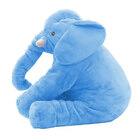 Almofada Buba Elefante Pelúcia Gigante Azul