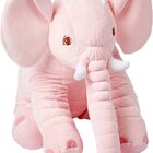 Almofada Buba Elefante Pelúcia Gigante Rosa