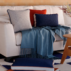 Almofada Retangular Carmel Azul Marinho 30x50cm