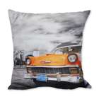 Almofada Carro Laranja 42x42cm Uniart