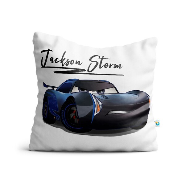 Almofada Carros Jack Storm Altógrafo - Almofada Azul