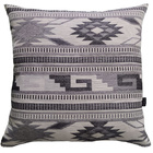 Almofada Cartagena 40x40cm Preta/cinza J2 - Somente Capa