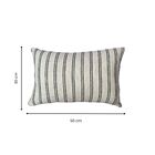 Almofada Quadrado Cave Jacquard Preto 30x50