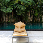 ALMOFADA CHEIA 30 cm X 50 cm  ACQUA  TELHA