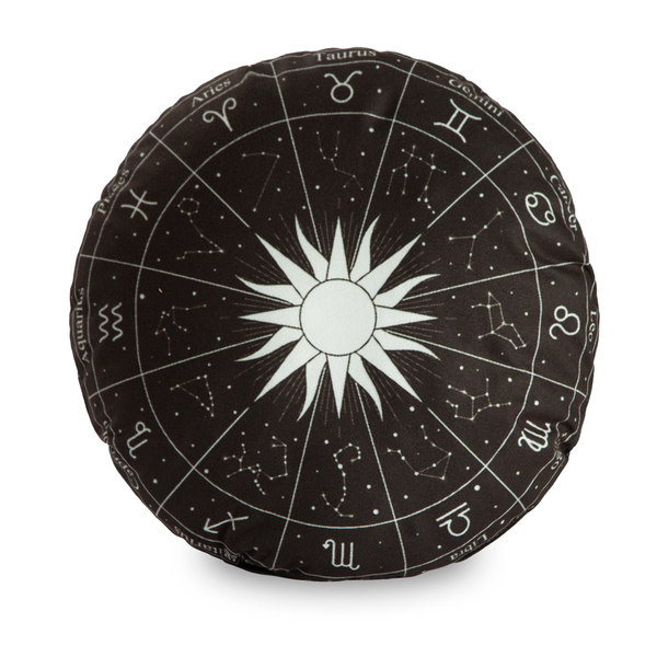 Almofada Cheia 40x30 Suede Estampada Mapa Astral