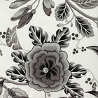 Almofada cheia 60x60cm  Asturias Flores Cinza