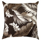 Almofada cheia 60x60cm  Asturias Folhagem Marrom