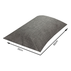 Almofada cheia 60x60cm  Asturias Liso Marrom