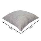 Almofada cheia 60x60cm  Asturias Liso Marrom