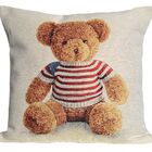 Almofada Cheia Em Tapeçaria Urso - 45x45cm