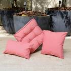 Almofada Cheia Externa 30x50cm Liso Rosa