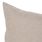 Almofada Cheia Lisa Kaqui 40x70cm Linho