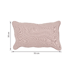 Almofada Cheia Lisa Rose 30x50cm Kasan