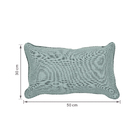 Almofada Cheia Lisa Sage 30x50cm Kasan