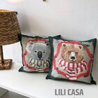 Almofada Christmas Urso Maison Blanche Único