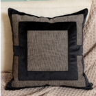 Almofada Coleção Brunello Bordada Black Tipo:somente Capa