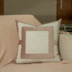 Almofada Coleção Brunello Bordada Rosé Tipo:completa