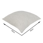 Almofada Quadrada Colmar Tecido Bege 43x43cm