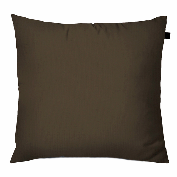 Almofada Color Lisa 40x40cm - Tabaco - Capa Com Enchimento