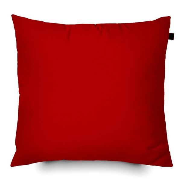 Almofada Color Lisa 40x40cm - Vermelho - Capa Com Enchimento