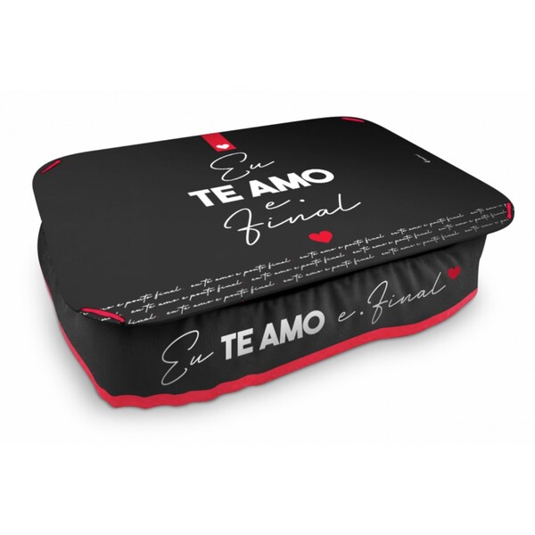 Almofada Com Bandeja 39x29cm - Te Amo E Ponto Final Presente