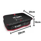 Almofada Com Bandeja 39x29cm - Te Amo E Ponto Final Presente