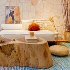 Almofada Concha Ocre M