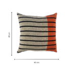 Almofada Quadrado Copenhagen Jaccquard Colorido 45x45cm