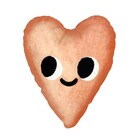 Almofada Coração Poliéster Belchior 40x40cm