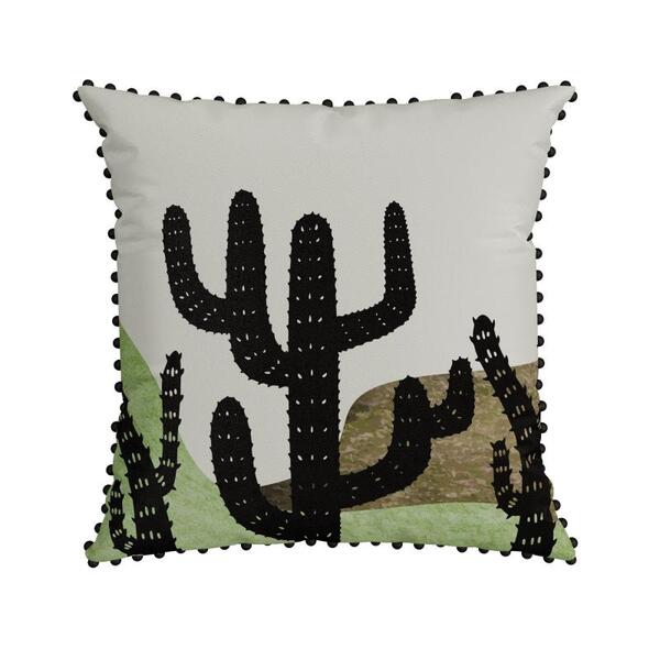 Almofada Cordel Ludic Grelot 167 Cacto Com Verde 43x43 Belchi