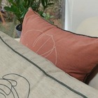 Almofada Costela De Adão Cru Linho 50x50