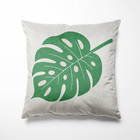 Almofada Costela De Adão Verde Estampada 40x40cm - Somente Ca