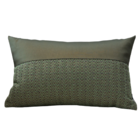 Almofada Couro & Linhão Retangular Tipo:somente Capa