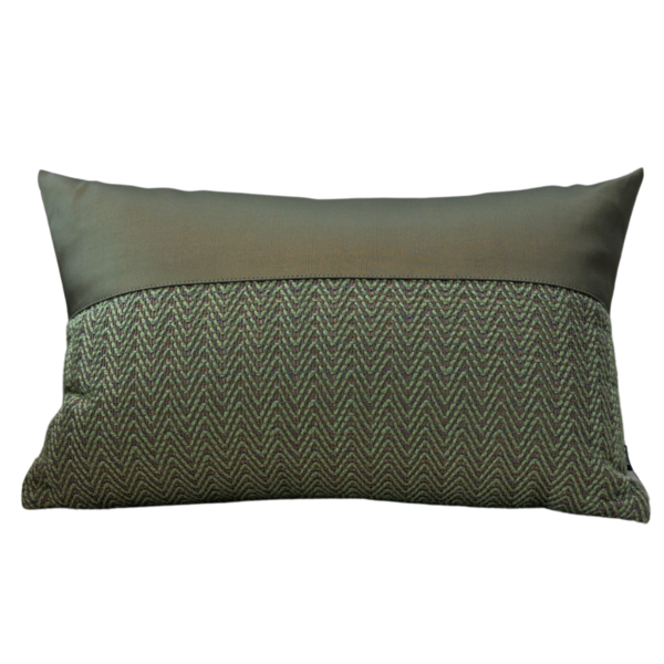 Almofada Couro & Linhão Retangular Tipo:somente Capa