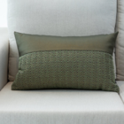 Almofada Couro & Linhão Retangular Tipo:somente Capa