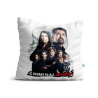 Almofada Criminal Minds Elenco - Almofada Preta