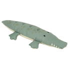 Almofada Crocodilo Velveteen Verde 62x29cm