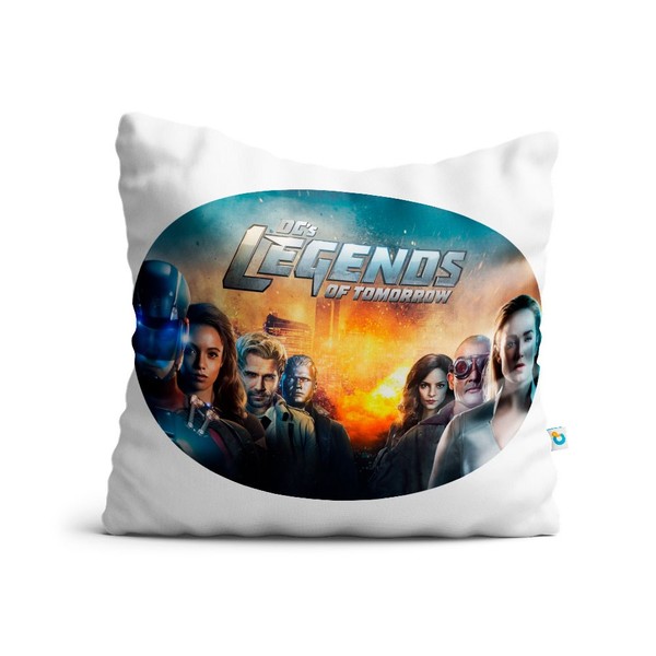 Almofada Dc's Legends Of Tomorrow Elenco - Almofada Preta